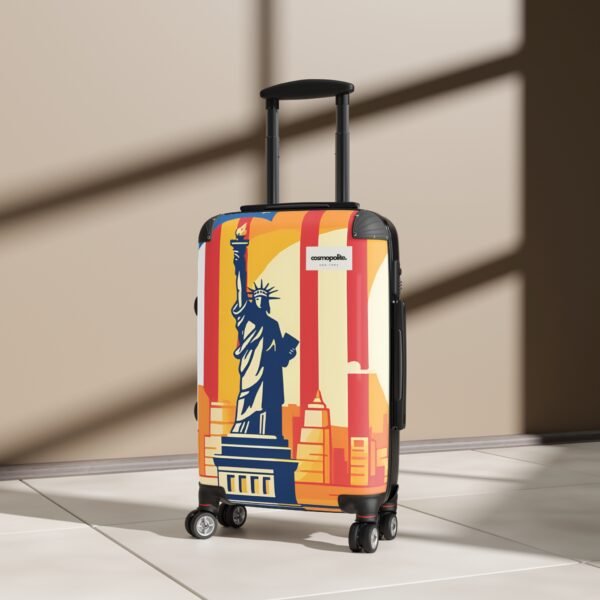 Statue of Liberty Travel Suitcase - Stylish Hard Shell Luggage for Adventurers