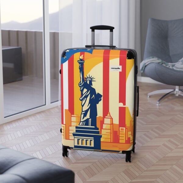 Statue of Liberty Travel Suitcase - Stylish Hard Shell Luggage for Adventurers - Image 15