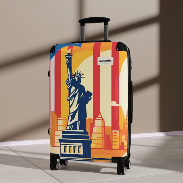 Statue of Liberty Travel Suitcase - Stylish Hard Shell Luggage for Adventurers - Image 8