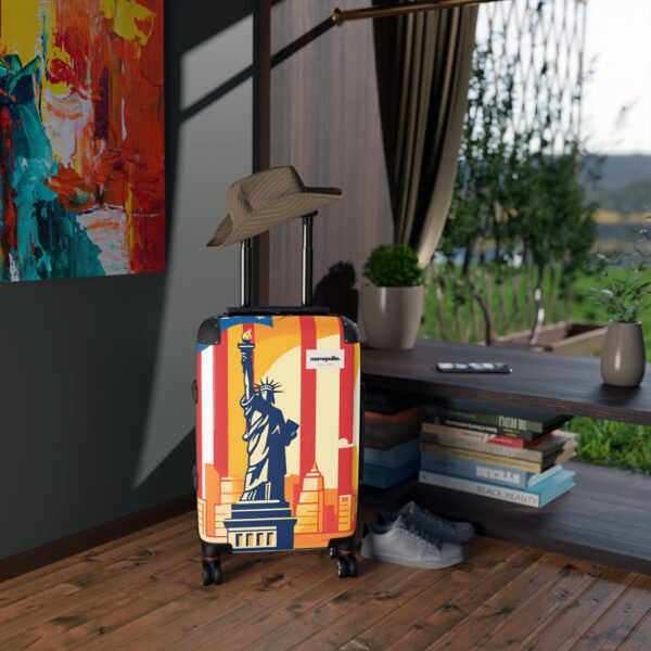 Statue of Liberty Travel Suitcase - Stylish Hard Shell Luggage for Adventurers - Image 2