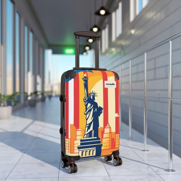 Statue of Liberty Travel Suitcase - Stylish Hard Shell Luggage for Adventurers - Image 3