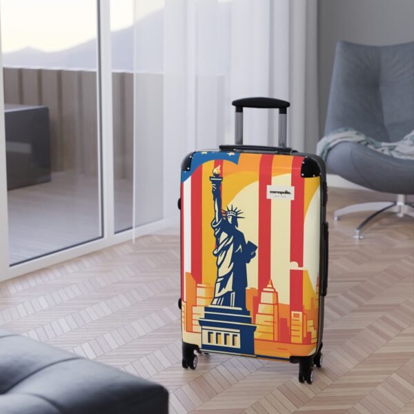 Statue of Liberty Travel Suitcase - Stylish Hard Shell Luggage for Adventurers - Image 9