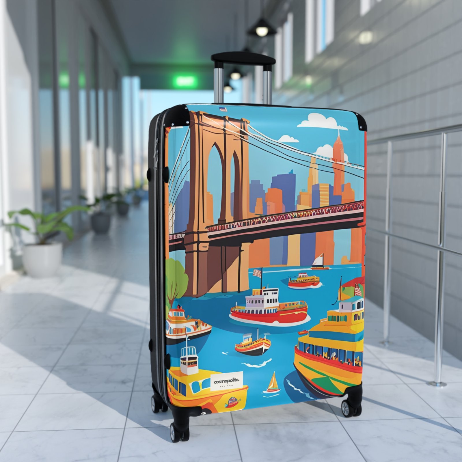 Vibrant Travel Suitcase - Colorful Luggage for Adventurers, Ideal for Vacations, Weekend Getaways, Unique Gift Idea, Stylish Carry-On - Image 13