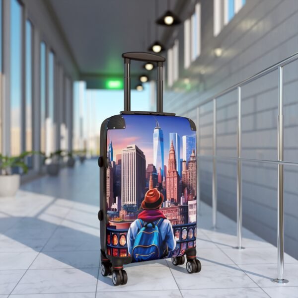 Cityscape Luggage - Travel Suitcase with Skyline Design - Image 3