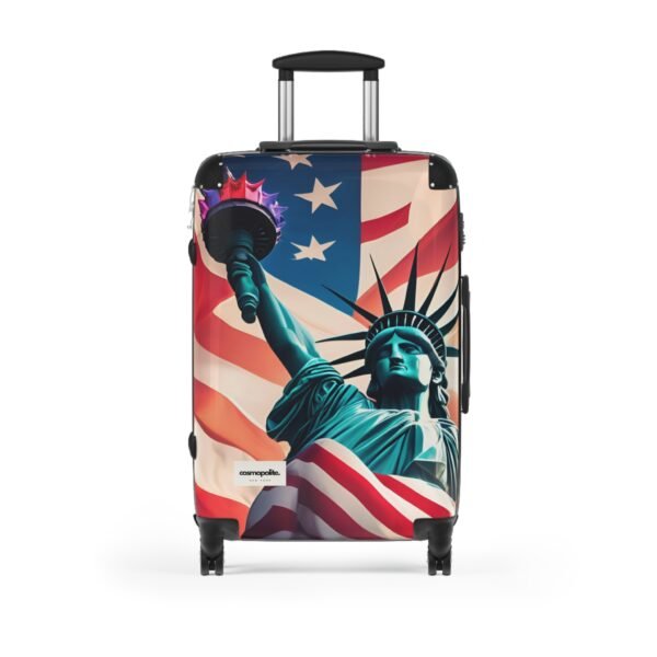 Patriotic Carry-On Suitcase with Liberty Design - Image 6