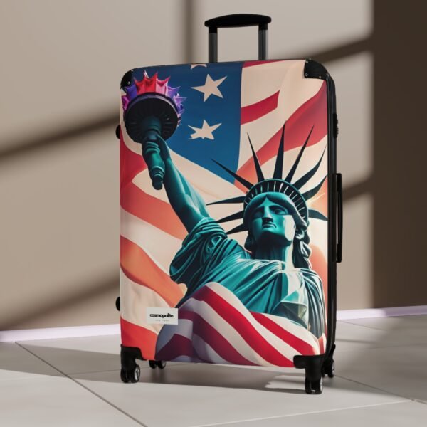 Patriotic Carry-On Suitcase with Liberty Design - Image 14