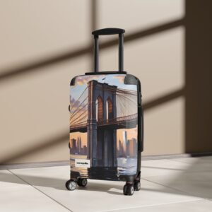 Stylish Travel Suitcase with Brooklyn Bridge Design, Perfect for Adventurers, Unique Gift for Travelers, Modern Luggage, Travel [...]