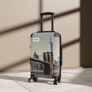 Stylish Travel Suitcase with Cityscape Design | Travel Bags, Luggage, Vacation Essentials, Gift for Travelers, Weekend Getaways