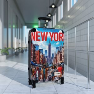 New York City Graphic Suitcase - Stylish Travel Luggage for Urban Explorers