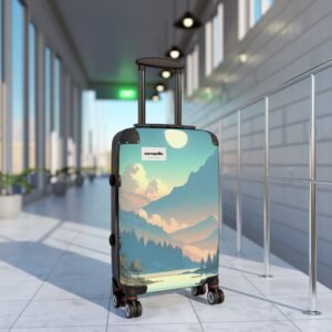 Scenic Nature Suitcase - Stylish Travel Luggage for Adventurers