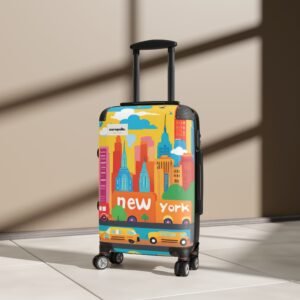 New York City Travel Suitcase - Colorful Luggage for Adventurers