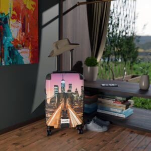Urban Adventure Suitcase, Stylish Travel Luggage, Carry-on Bag, Trendy Weekend Getaway, Perfect for Travelers, Wanderlust Travel