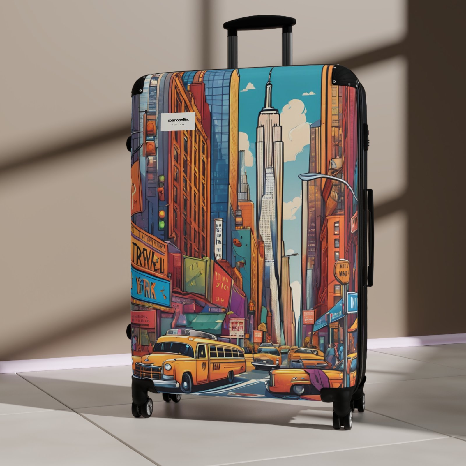 Colorful Cityscape Suitcase - Travel Inspired Luggage for Adventure Seekers - Image 14