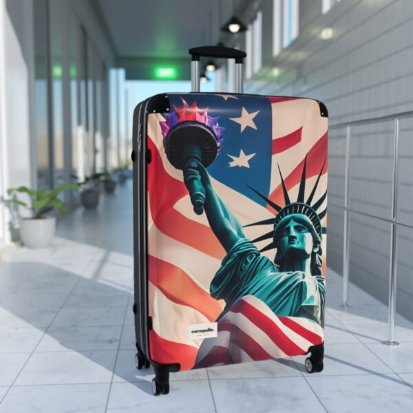 Patriotic Carry-On Suitcase with Liberty Design - Image 13