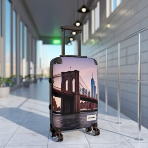 Stylish Travel Suitcase with Cityscape Design, Luggage for Travel Enthusiasts, Perfect for Holidays and Adventures