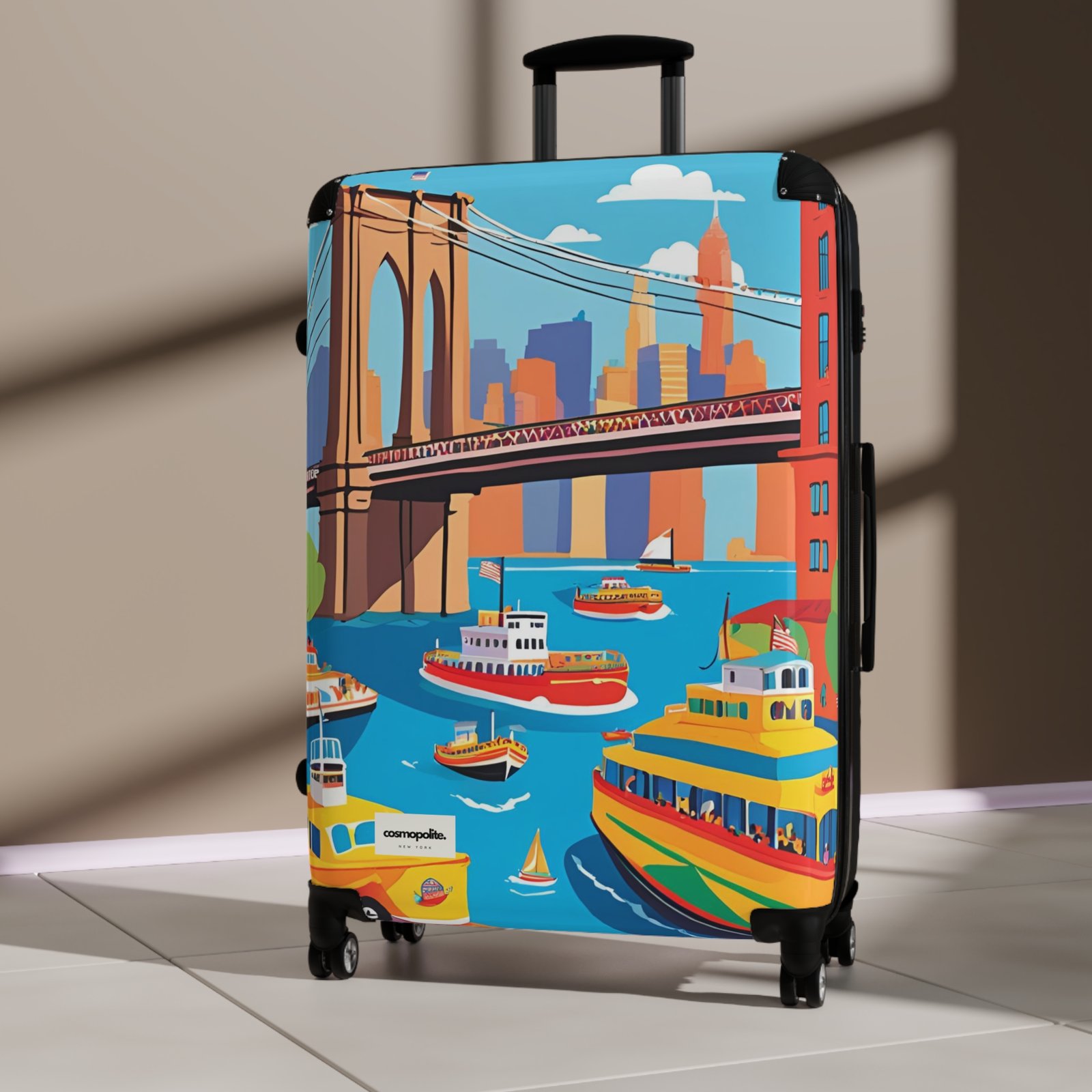 Vibrant Travel Suitcase - Colorful Luggage for Adventurers, Ideal for Vacations, Weekend Getaways, Unique Gift Idea, Stylish Carry-On - Image 14