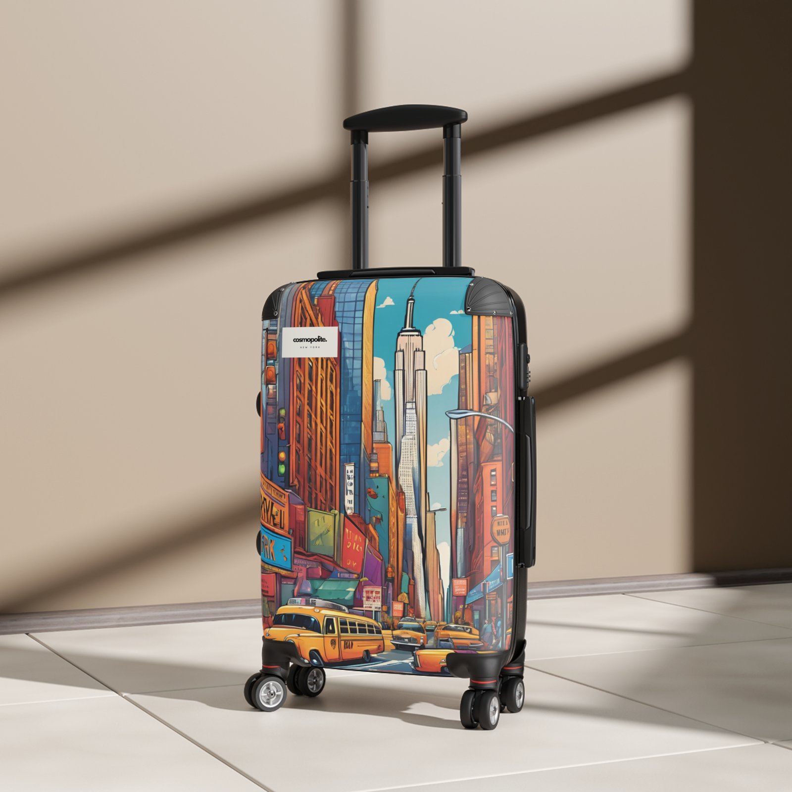 Colorful Cityscape Suitcase - Travel Inspired Luggage for Adventure Seekers - Image 2