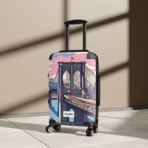 Brooklyn Bridge Suitcase - Stylish Travel Luggage for Adventurers, Vacation, Weekend Getaways, Perfect Gift for Travelers