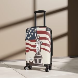 Patriotic Carry-On Suitcase with Liberty Design