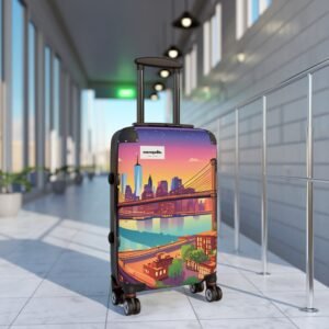 Colorful Travel Suitcase - Stylish Luggage for Adventure, Vacation, Road Trip, Weekend Getaway, Airport Travel