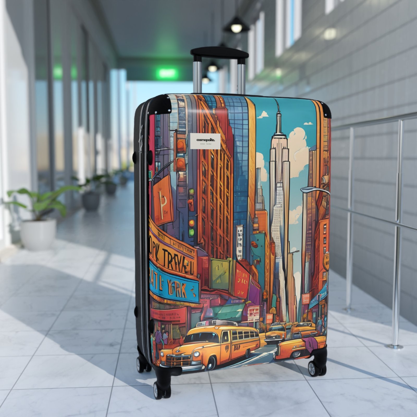 Colorful Cityscape Suitcase - Travel Inspired Luggage for Adventure Seekers - Image 13