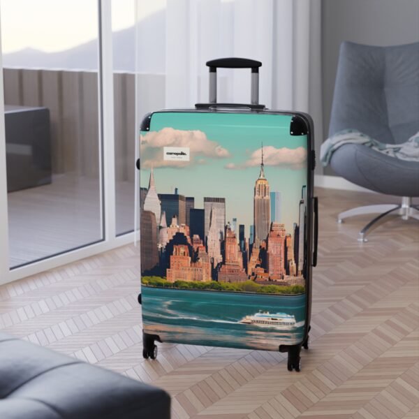 Cityscape Luggage - Travel Suitcase with Skyline Design - Image 15