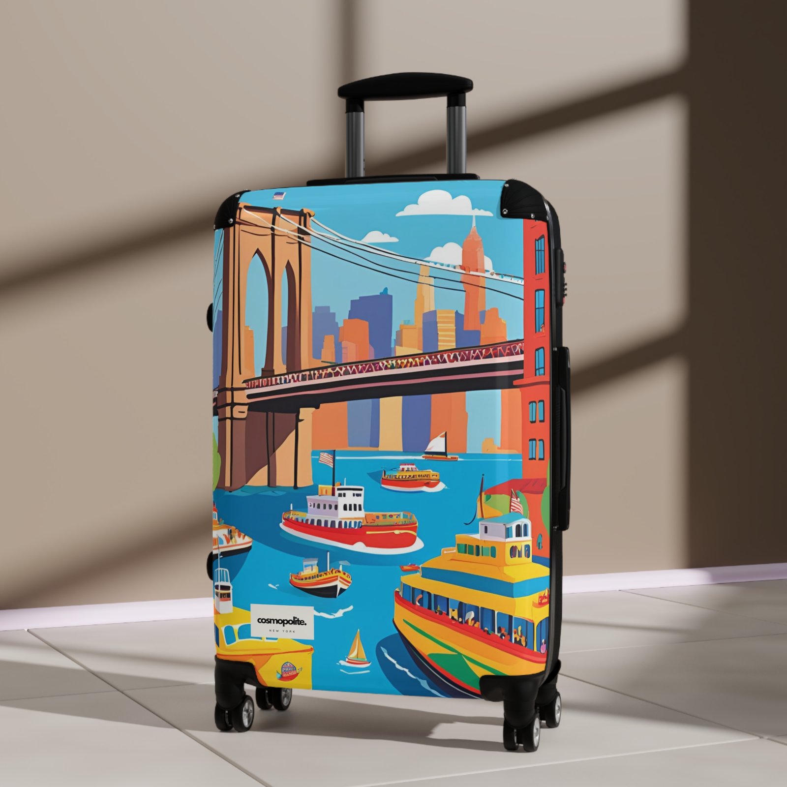 Vibrant Travel Suitcase - Colorful Luggage for Adventurers, Ideal for Vacations, Weekend Getaways, Unique Gift Idea, Stylish Carry-On - Image 9