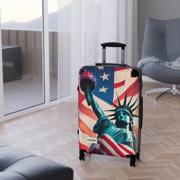 Patriotic Carry-On Suitcase with Liberty Design - Image 10