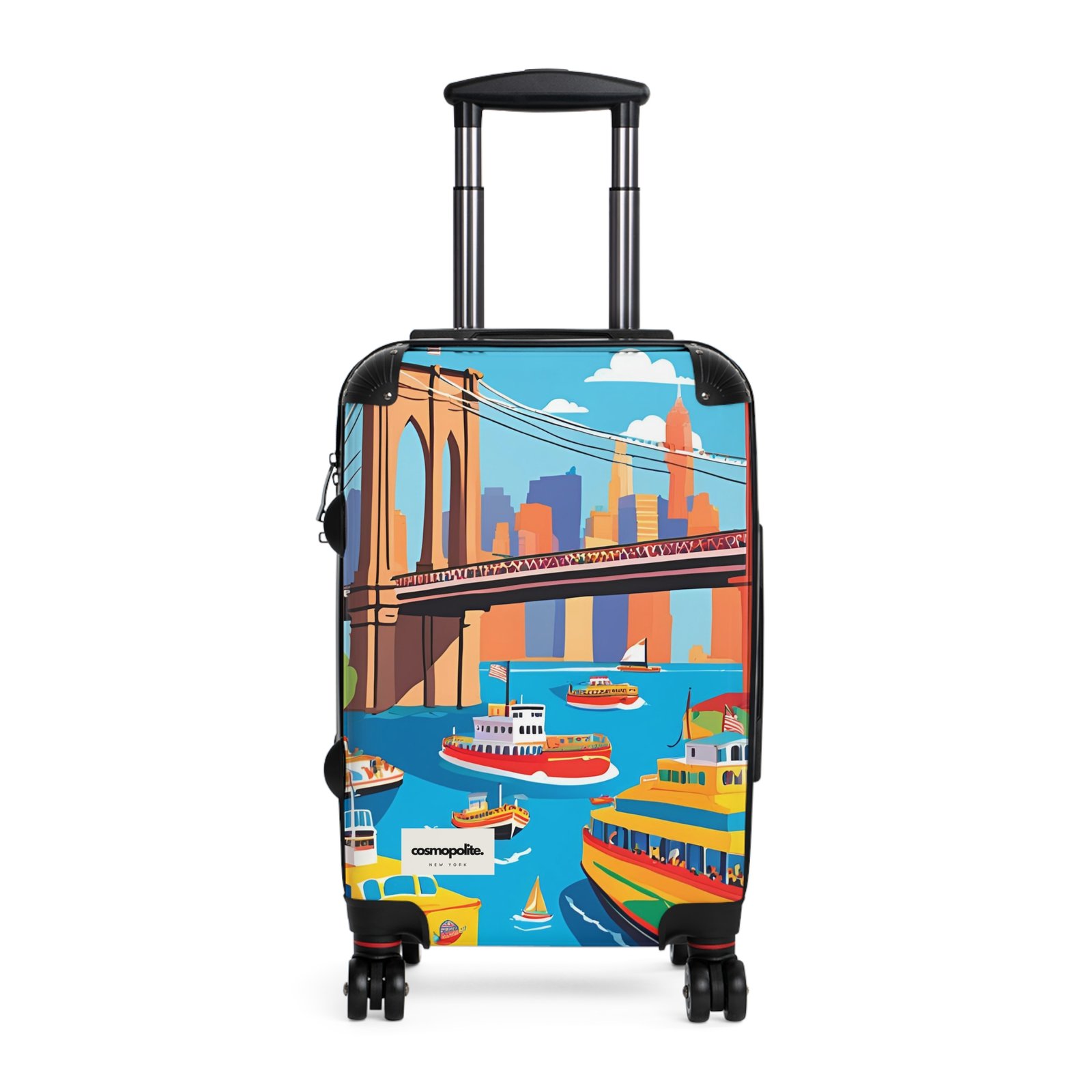 Vibrant Travel Suitcase - Colorful Luggage for Adventurers, Ideal for Vacations, Weekend Getaways, Unique Gift Idea, Stylish Carry-On - Image 5