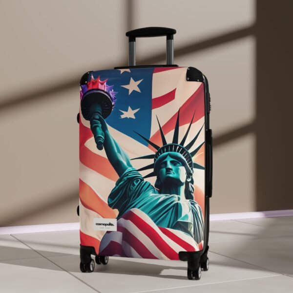Patriotic Carry-On Suitcase with Liberty Design - Image 9